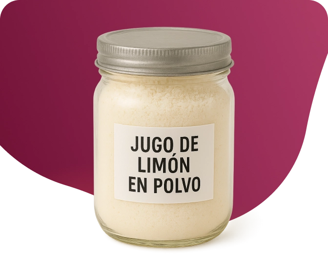 Imagen jugo de limón en polvo